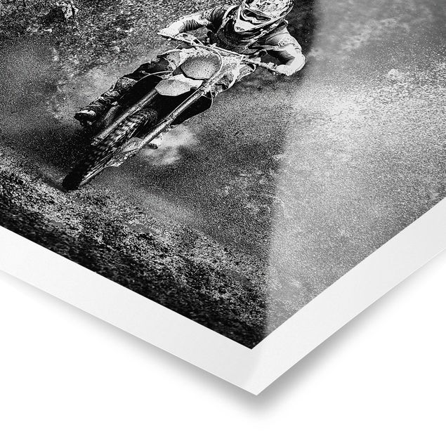 Quadros decorativos Motocross In The Mud