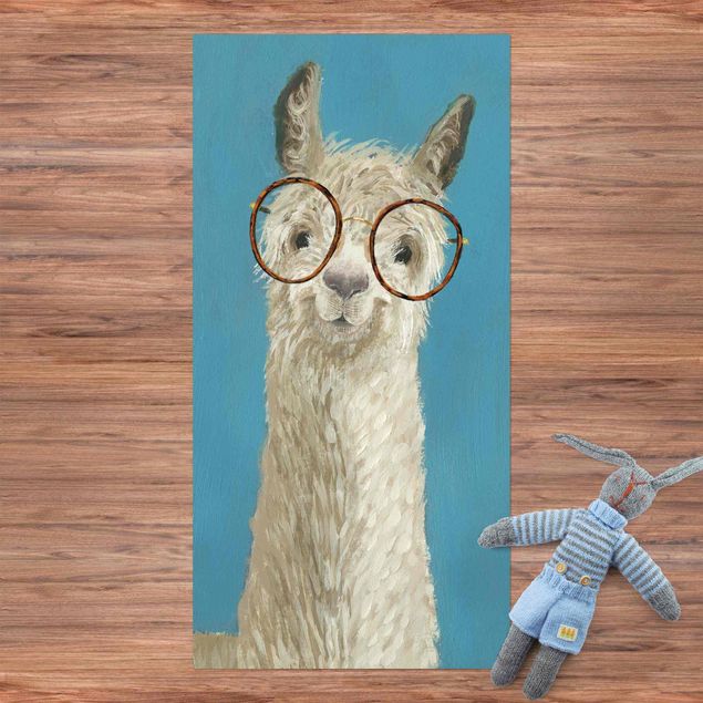 Tapetes exteriores Lama With Glasses I