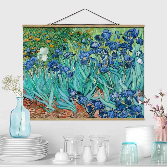 decoraçao para parede de cozinha Vincent Van Gogh - Iris
