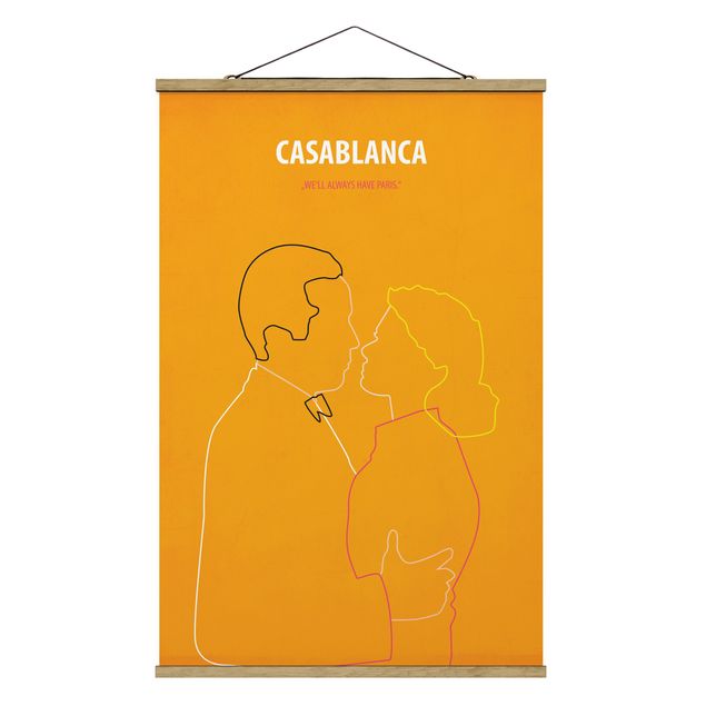 Quadros retratos Film Poster Casablanca