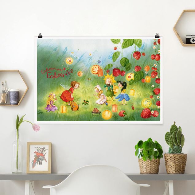 decoração para quartos infantis Little Strawberry Strawberry Fairy - Lanterns