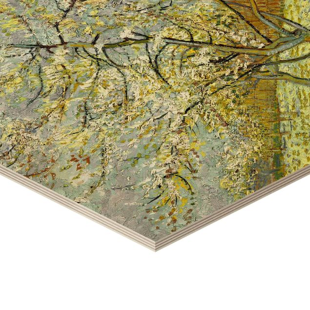 Quadros de Vincent van Gogh Vincent van Gogh - Flowering Peach Tree