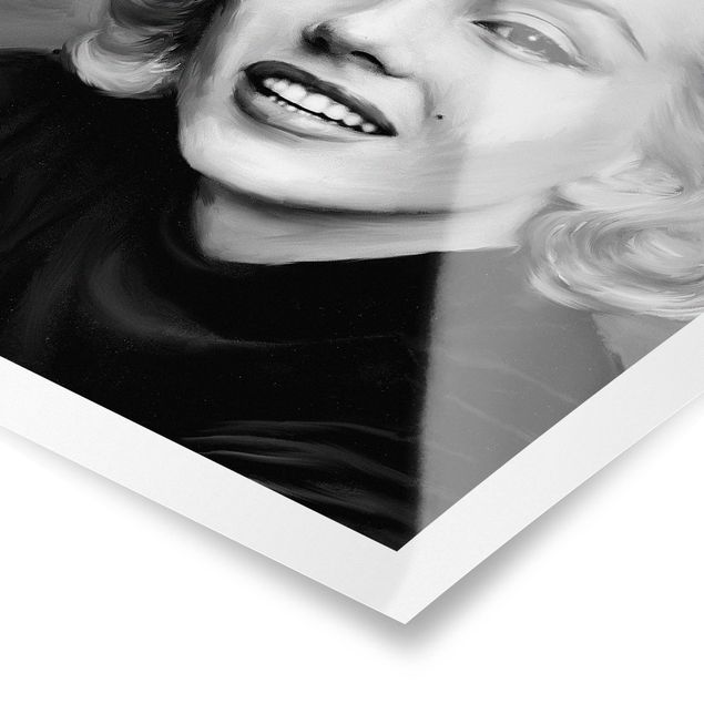 Quadros preto e branco Marilyn In Private