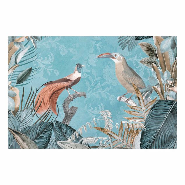 Quadros de Andrea Haase Vintage Collage - Birds Of Paradise