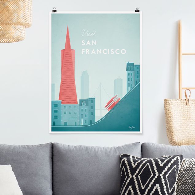 decoraçoes cozinha Travel Poster - San Francisco