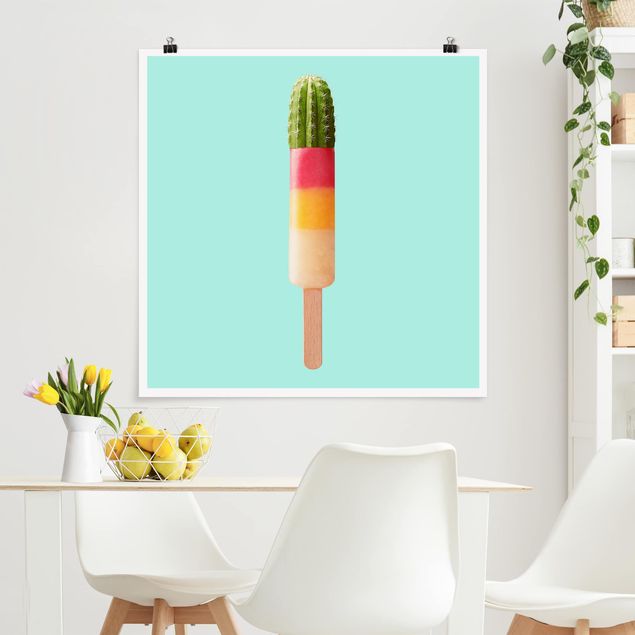 Posters quadros famosos Popsicle With Cactus