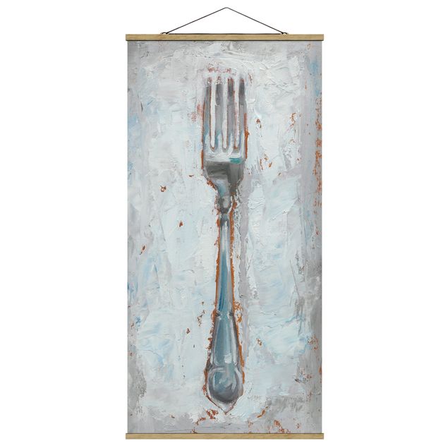 Quadros em cinza Impressionistic Cutlery - Fork