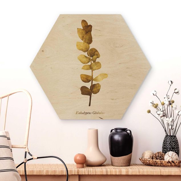 decoraçao para parede de cozinha Gold - Eucalyptus