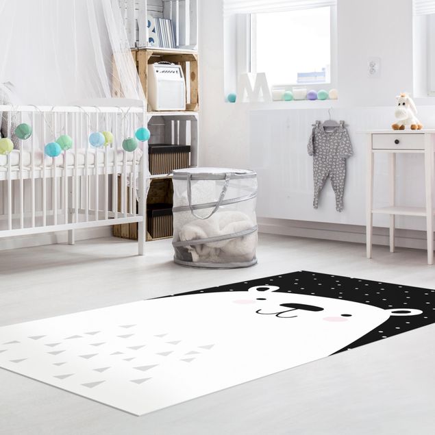 decoração quarto bebé Zoo With Patterns - Polar Bear