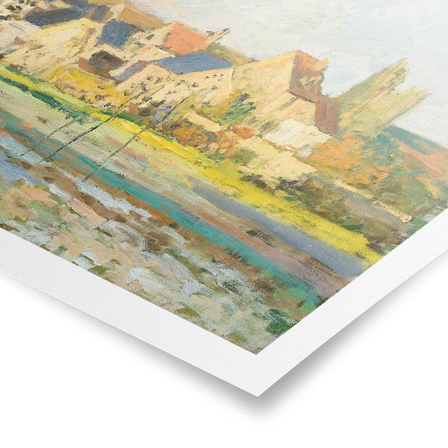 Quadros movimento artístico Pós-impressionismo Camille Pissarro - Landscape Near Pontoise