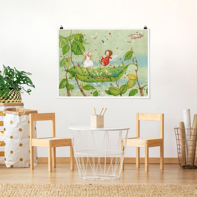 quadros decorativos para sala modernos Little Strawberry Strawberry Fairy - Trampoline