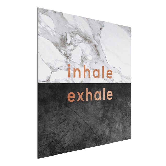 decoraçoes cozinha Inhale Exhale Copper And Marble