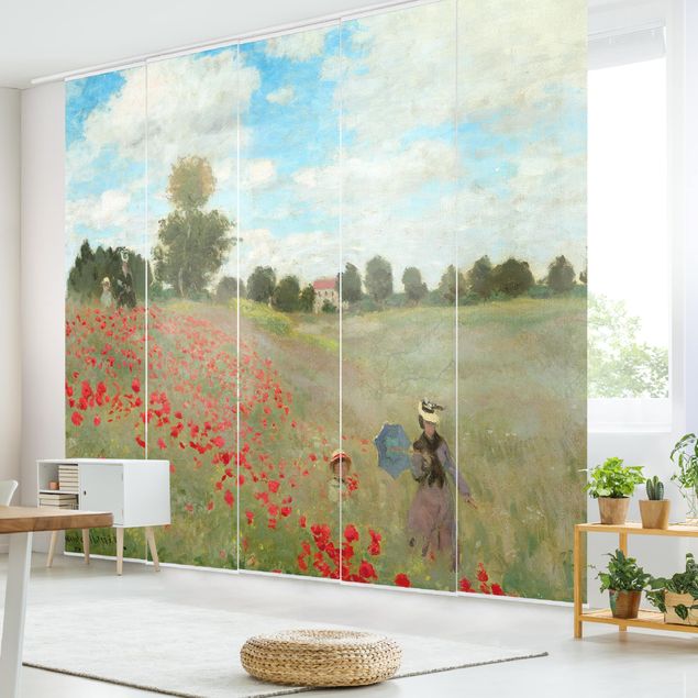 decoraçao para parede de cozinha Claude Monet - Poppy Field Near Argenteuil