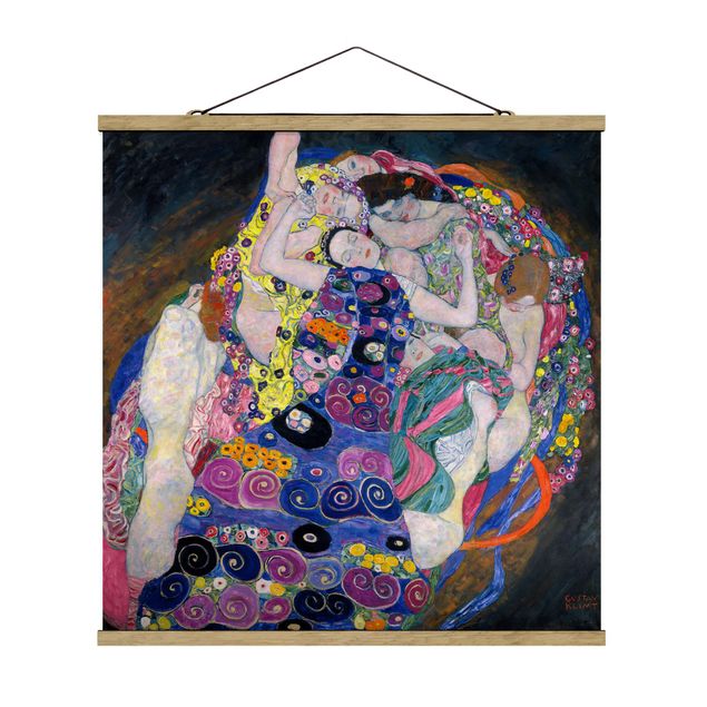 Quadros atos e eróticos Gustav Klimt - The Virgin