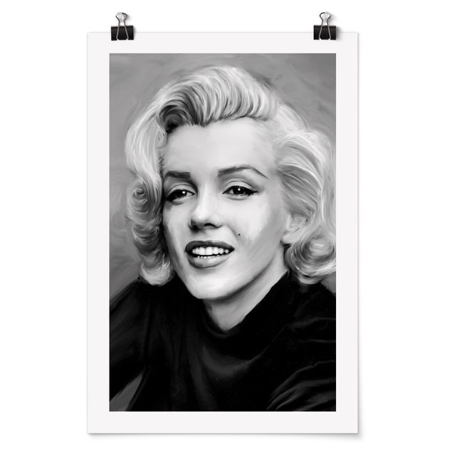 Quadros retratos Marilyn In Private