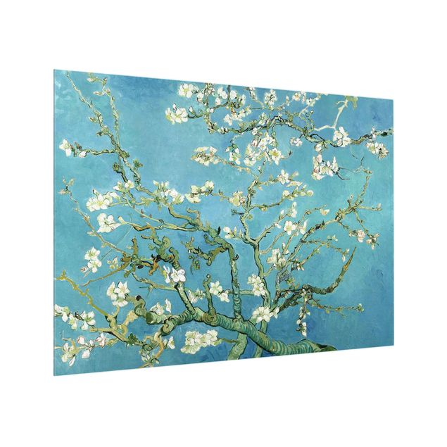 Quadros movimento artístico Pontilhismo Vincent Van Gogh - Almond Blossom