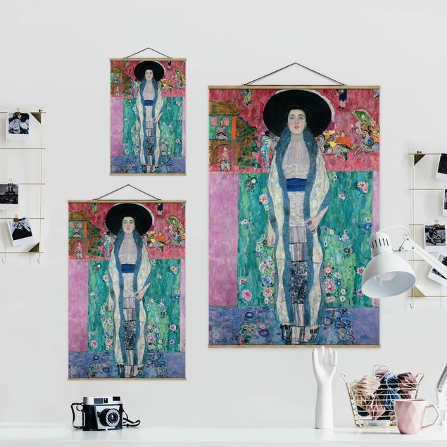Quadros modernos Gustav Klimt - Portrait Adele Bloch-Bauer II