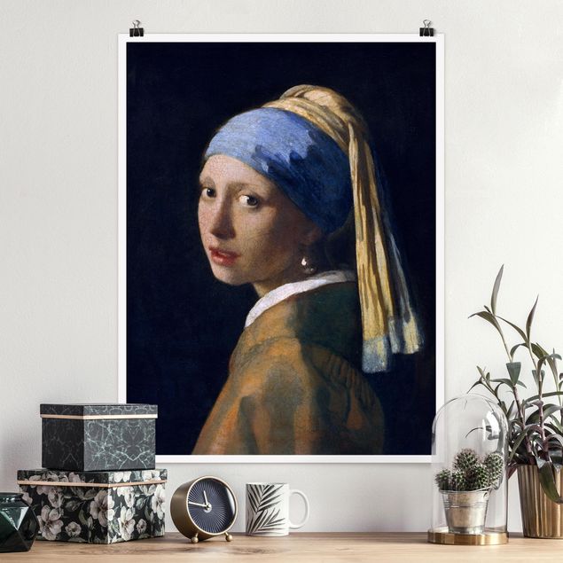decoraçao cozinha Jan Vermeer Van Delft - Girl With A Pearl Earring