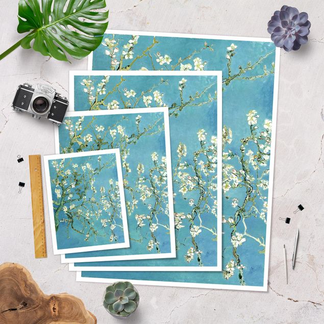 Posters quadros famosos Vincent Van Gogh - Almond Blossoms