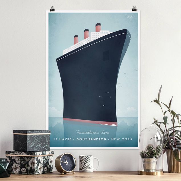 decoraçao cozinha Travel Poster - Cruise Ship