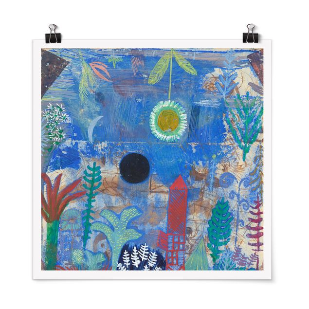 Posters quadros famosos Paul Klee - Sunken Landscape