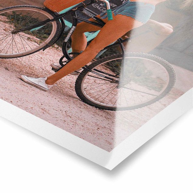 Quadros de Jonas Loose Bicycle Girl