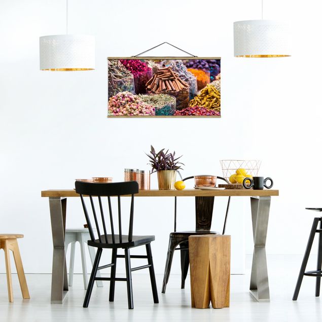 quadros modernos para quarto de casal Colourful Spices