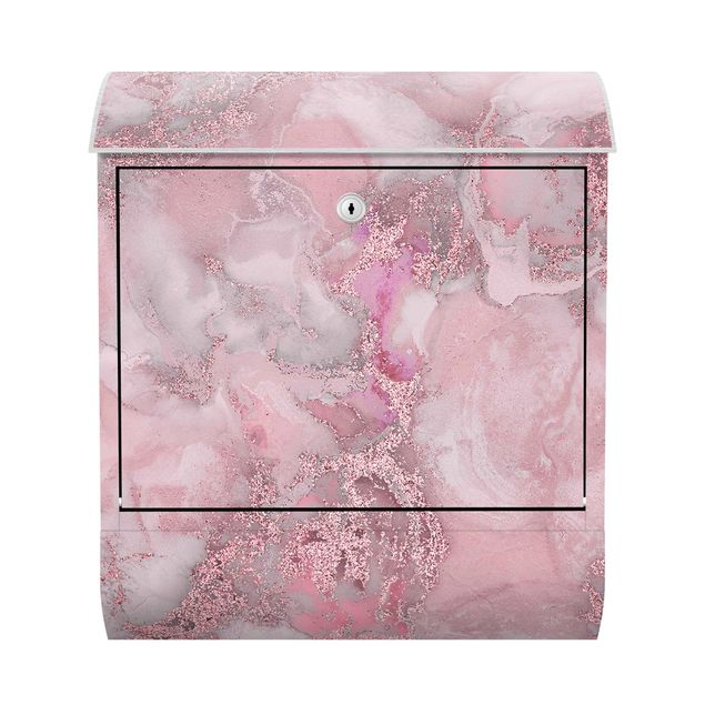 Quadros de Andrea Haase Colour Experiments Marble Light Pink And Glitter