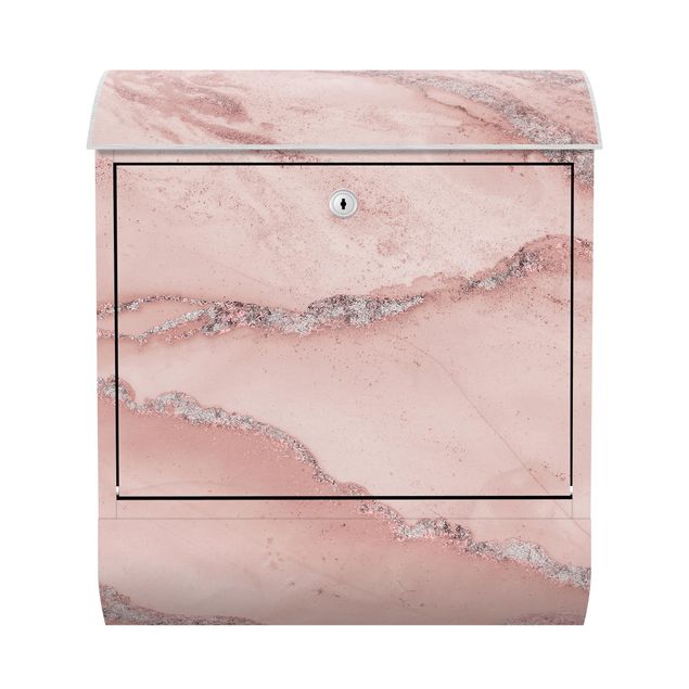 Quadros de Andrea Haase Colour Experiments Marble Light Pink And Glitter