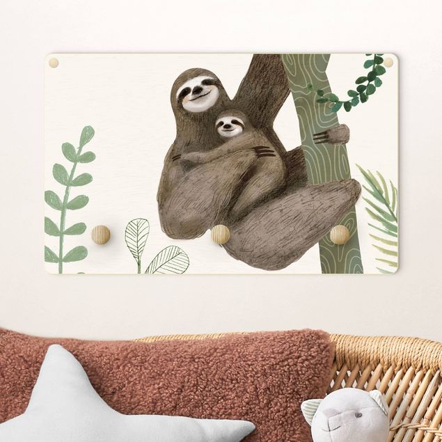 decoração para quartos infantis Sloth Text - Easy