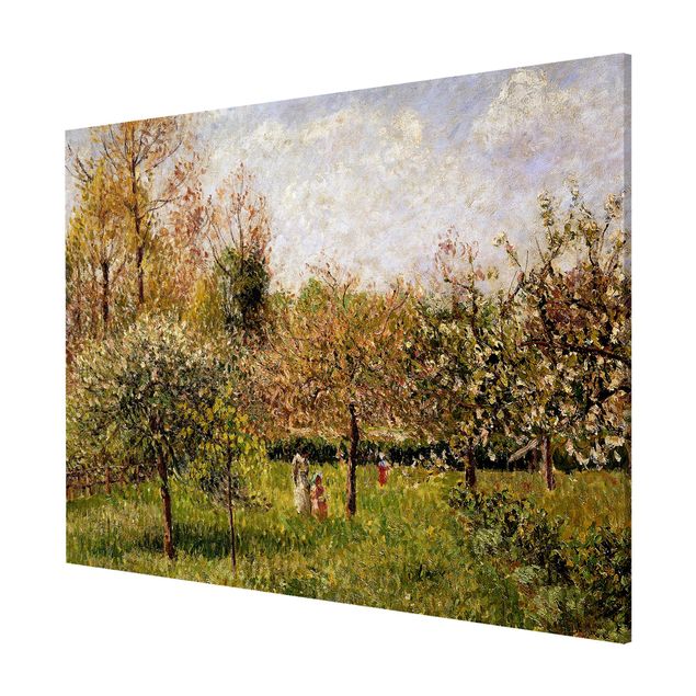 Quadros movimento artístico Impressionismo Camille Pissarro - Spring In Eragny