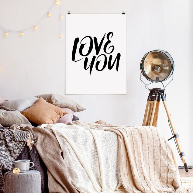 Posters frases Love You
