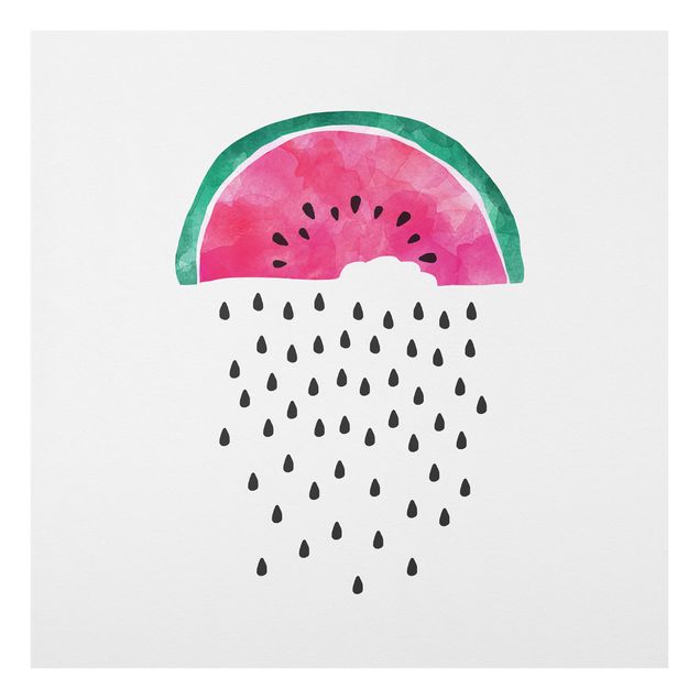 Painel anti-salpicos de cozinha Watermelon Rain