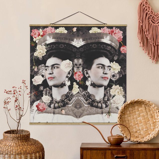 decoraçao cozinha Frida Kahlo - Flower Flood