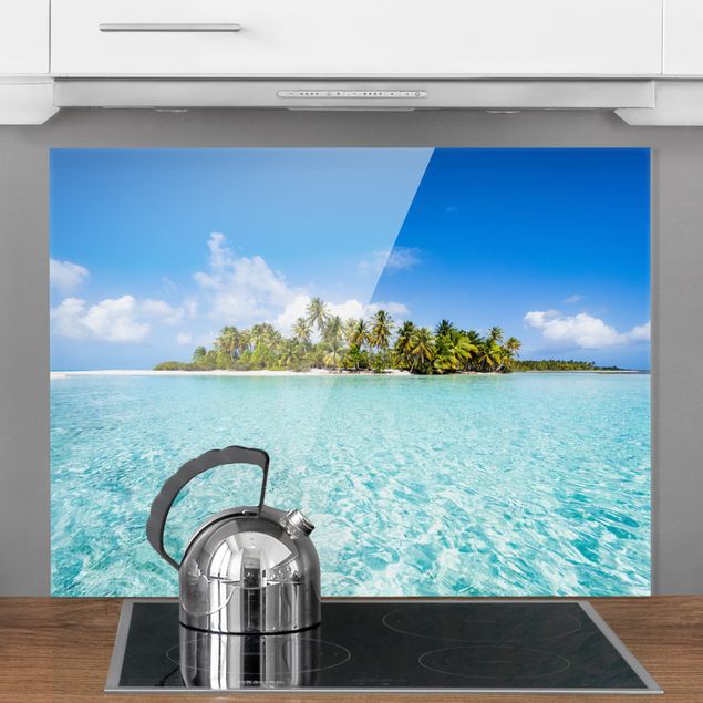 decoraçao para parede de cozinha Crystal Clear Water
