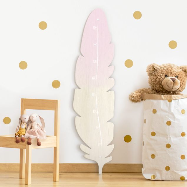 decoração quarto bebé Feather Pink