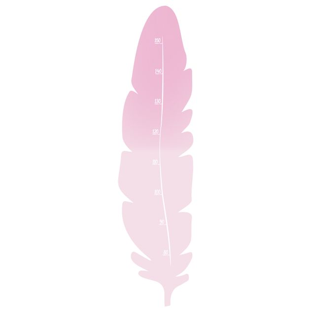adesivos de parede Feather Pink