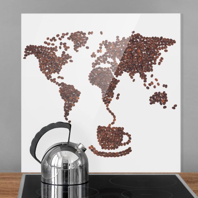 decoraçao cozinha Coffee around the world