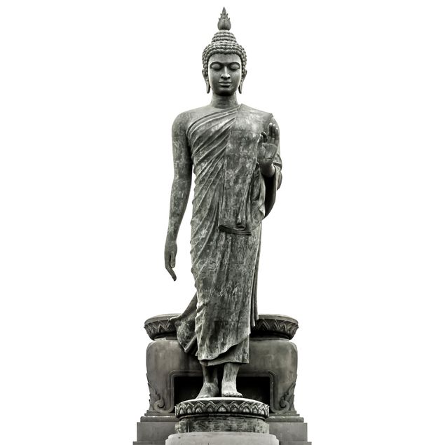 adesivos para vidro Buddha Statue