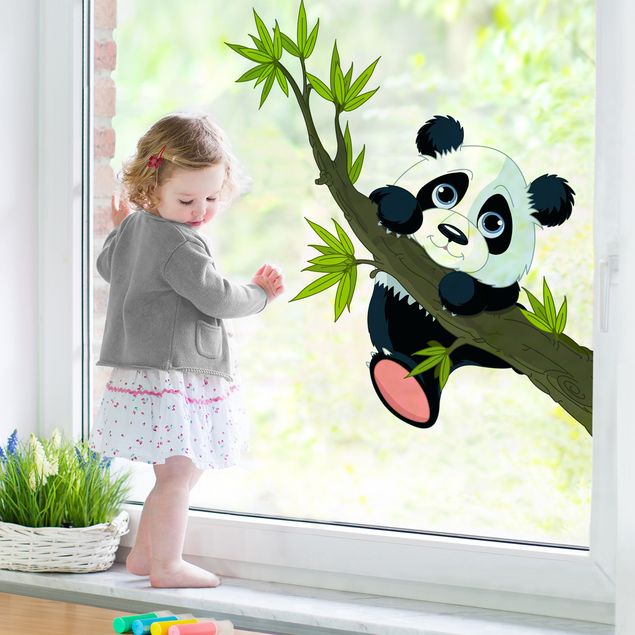 Decoração para quarto infantil Climbing Panda