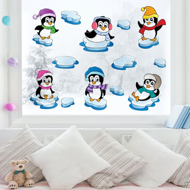 Decoração para quarto infantil Penguin Winter Set