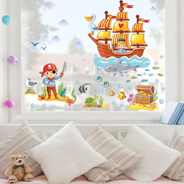 decoração quarto bebé Underwater World - Pirates Set