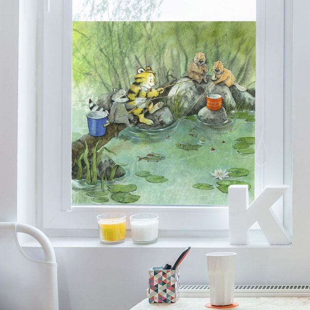decoração para quartos infantis Little Tiger - Fishing