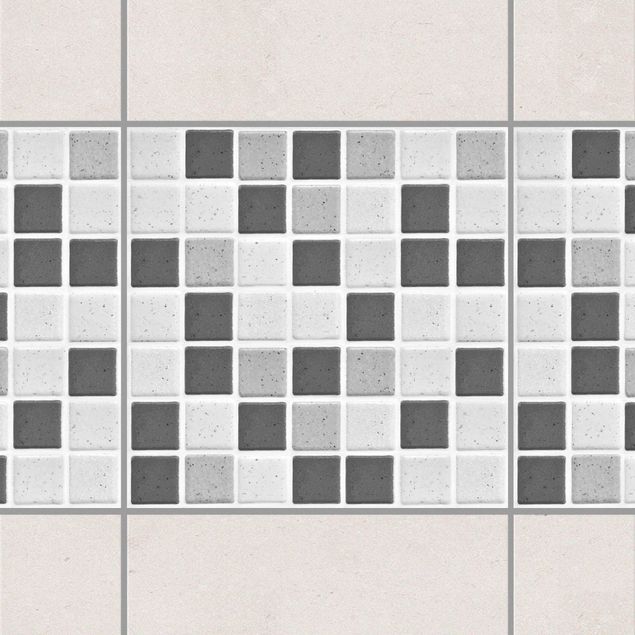 decoraçao cozinha Mosaic Tiles Gray
