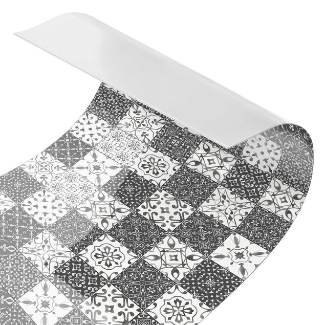 backsplash cozinha Tile Pattern Mix Gray White