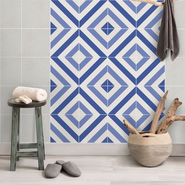 Autocolantes para azulejos Tile Sticker Set - Moroccan tiled backsplash from 4 tiles