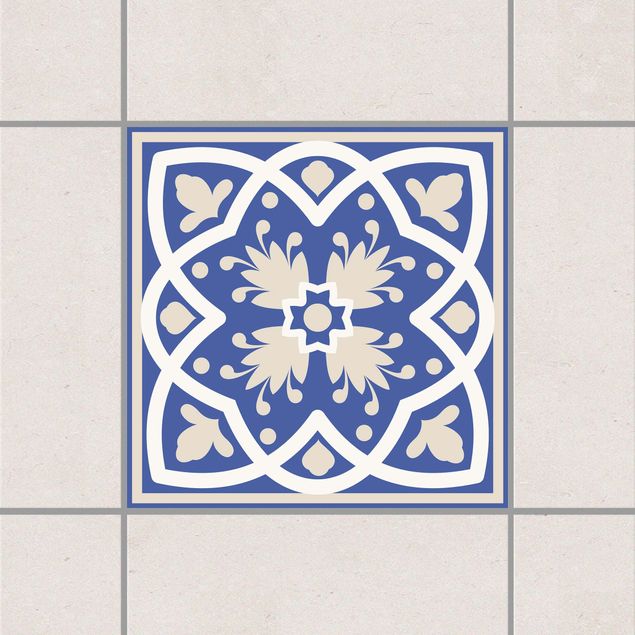 decoraçao cozinha Portuguese tile pattern blue