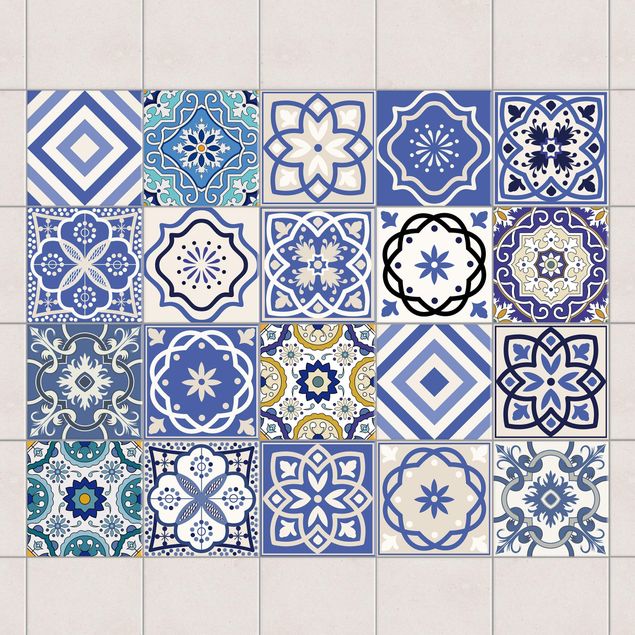 decoraçao cozinha 20 Mediterranean tiles