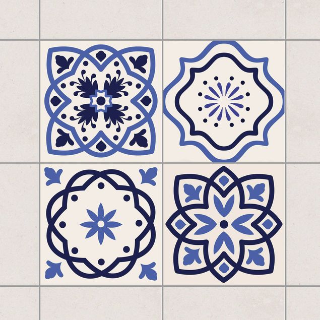 decoraçao para parede de cozinha 4 Portuguese tiles crème