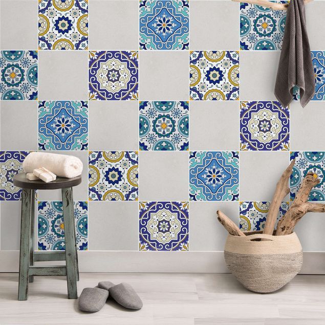 Autocolantes para azulejos 4 Spanish tiles ornaments